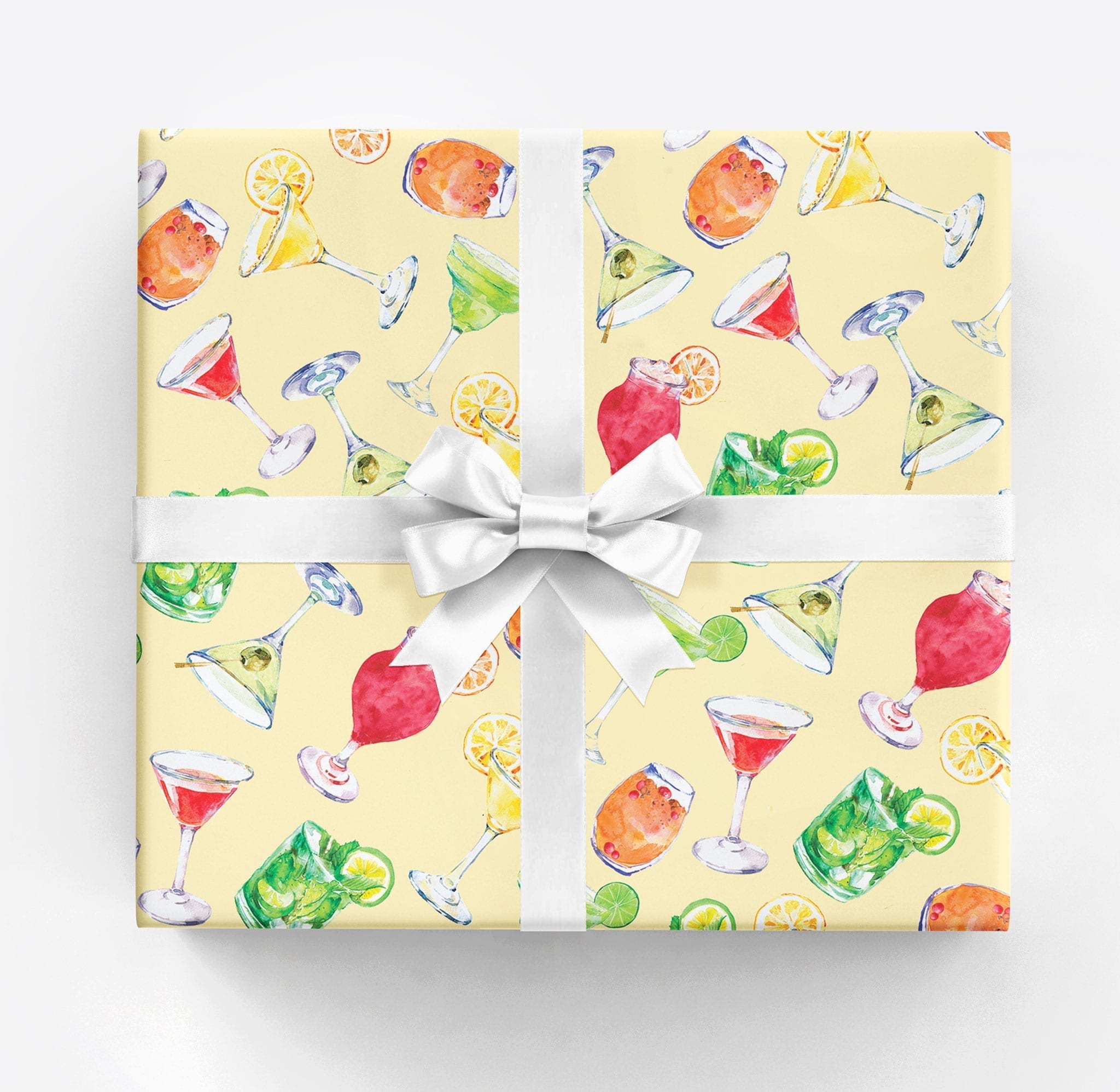 Posh Paper Ink Cocktail Hour Wrapping Paper